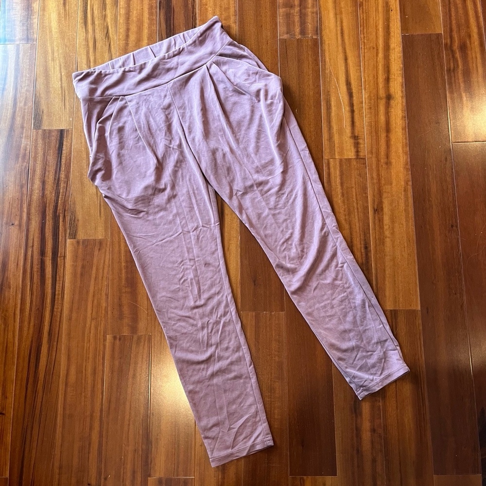 Free People Mauve Purple High-Waisted‎ Harem Legging Pants Size XS